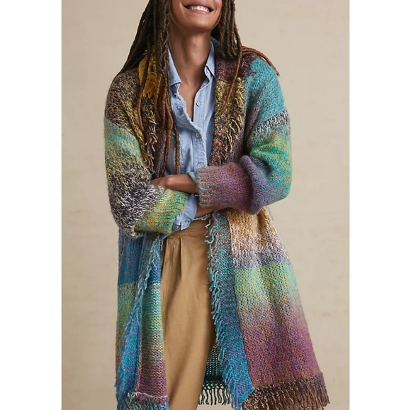 Anthropologie Sweaters - ▪︎ Anthro▪︎Natalia Fringed Cardigan